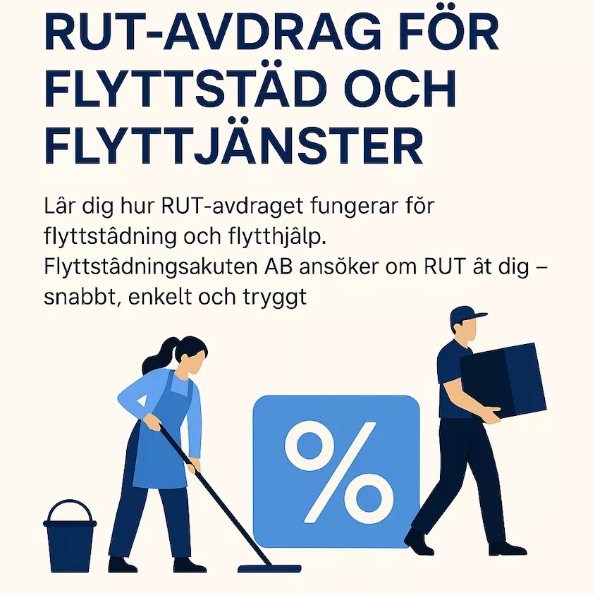 rut-avdrag vid flyttstäd